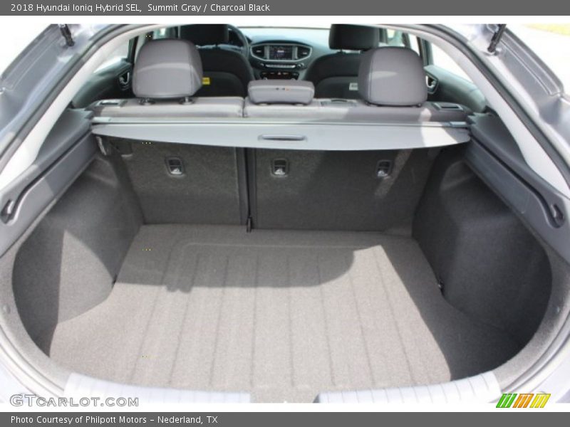 Summit Gray / Charcoal Black 2018 Hyundai Ioniq Hybrid SEL
