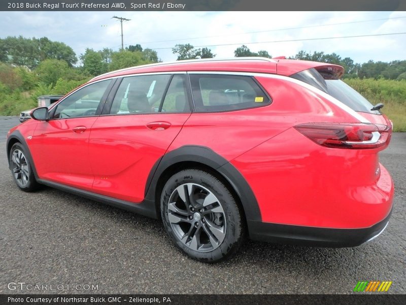 Sport Red / Ebony 2018 Buick Regal TourX Preferred AWD