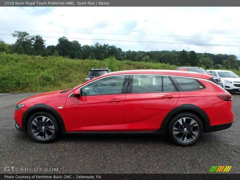 Sport Red / Ebony 2018 Buick Regal TourX Preferred AWD