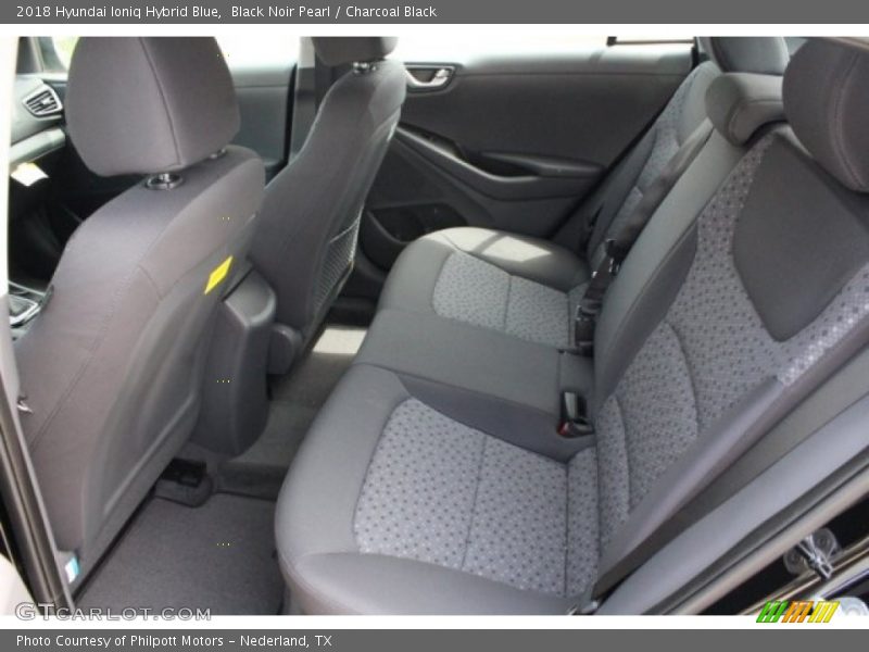 Black Noir Pearl / Charcoal Black 2018 Hyundai Ioniq Hybrid Blue