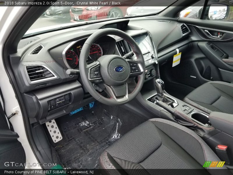 Crystal White Pearl / Black 2018 Subaru Impreza 2.0i Sport 5-Door