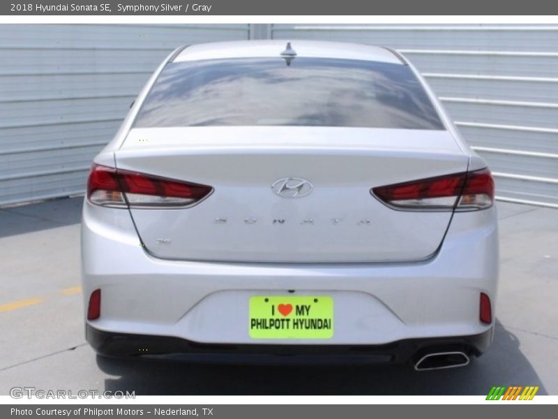 Symphony Silver / Gray 2018 Hyundai Sonata SE