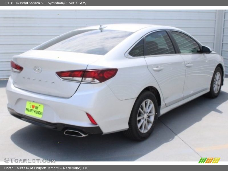Symphony Silver / Gray 2018 Hyundai Sonata SE