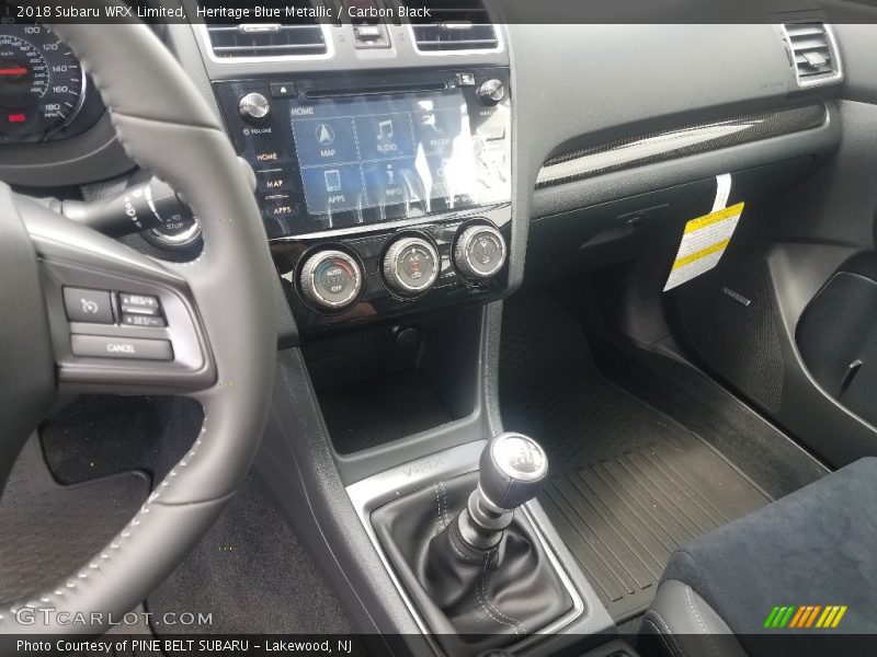 Heritage Blue Metallic / Carbon Black 2018 Subaru WRX Limited