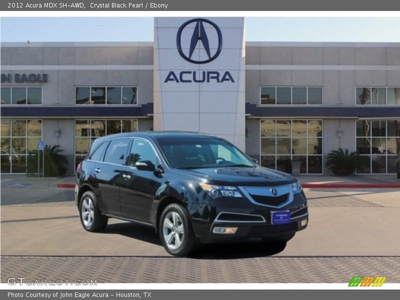Crystal Black Pearl / Ebony 2012 Acura MDX SH-AWD