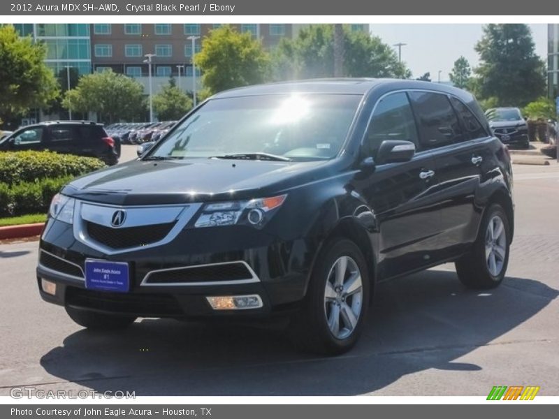 Crystal Black Pearl / Ebony 2012 Acura MDX SH-AWD