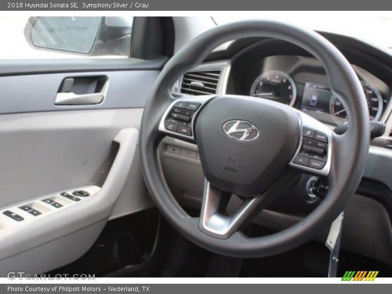 Symphony Silver / Gray 2018 Hyundai Sonata SE