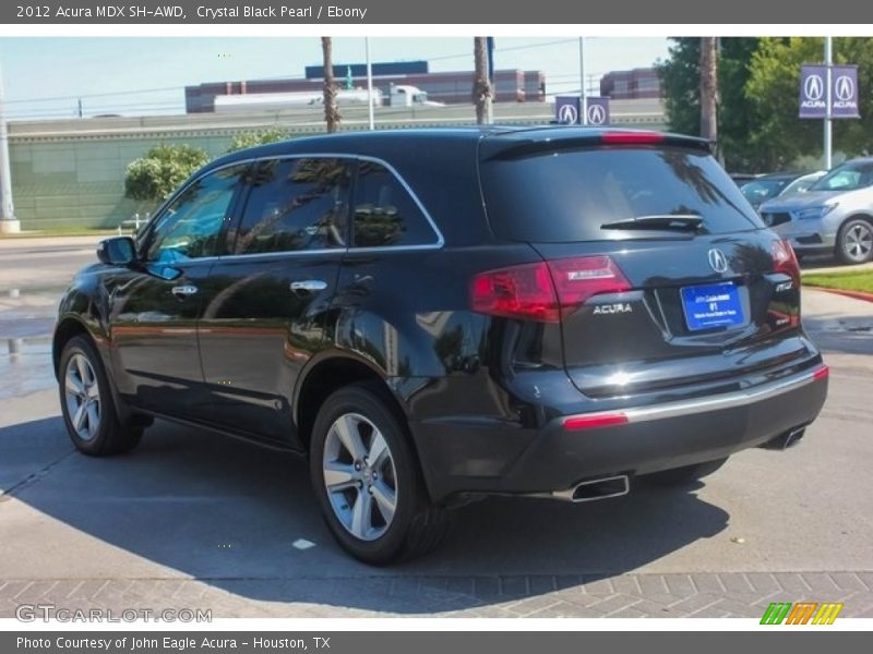 Crystal Black Pearl / Ebony 2012 Acura MDX SH-AWD