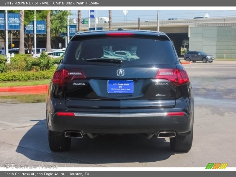 Crystal Black Pearl / Ebony 2012 Acura MDX SH-AWD
