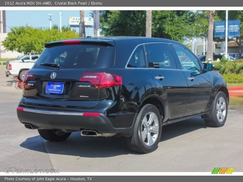 Crystal Black Pearl / Ebony 2012 Acura MDX SH-AWD