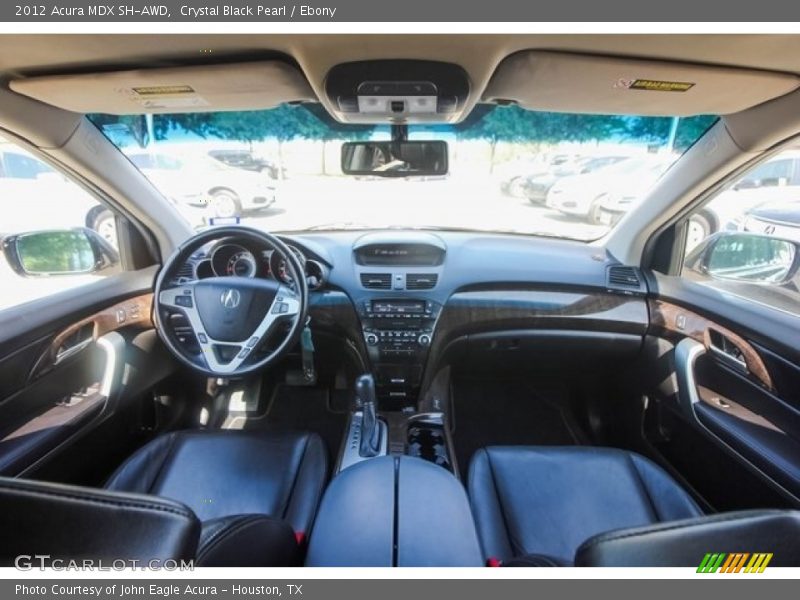Crystal Black Pearl / Ebony 2012 Acura MDX SH-AWD