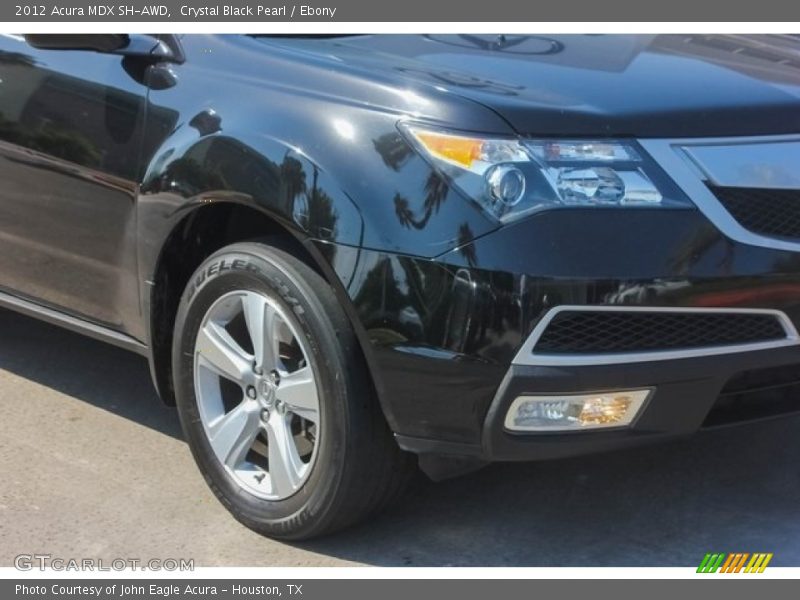 Crystal Black Pearl / Ebony 2012 Acura MDX SH-AWD