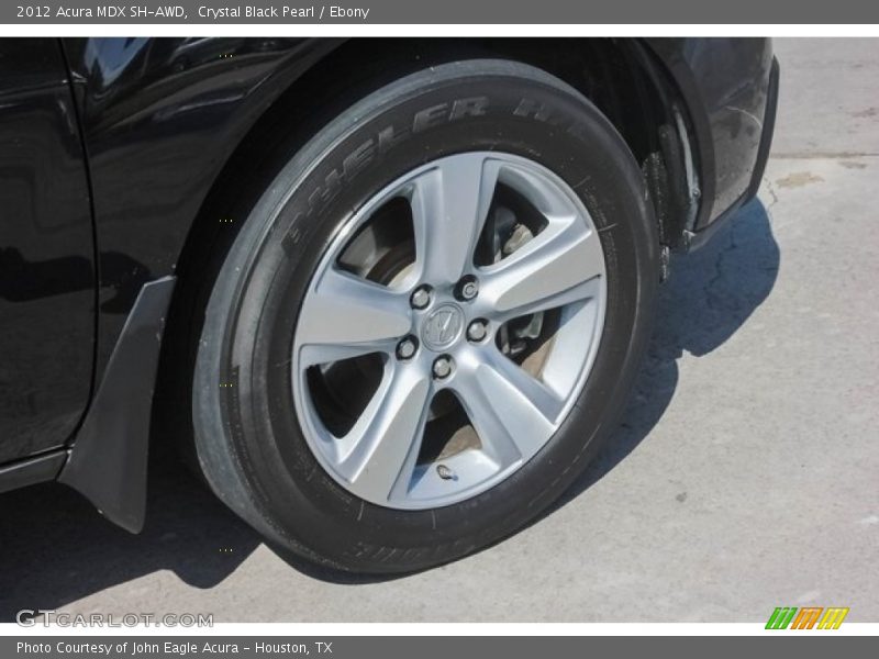 Crystal Black Pearl / Ebony 2012 Acura MDX SH-AWD