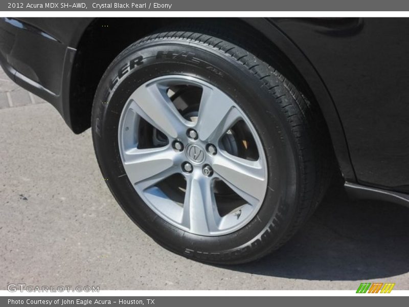 Crystal Black Pearl / Ebony 2012 Acura MDX SH-AWD