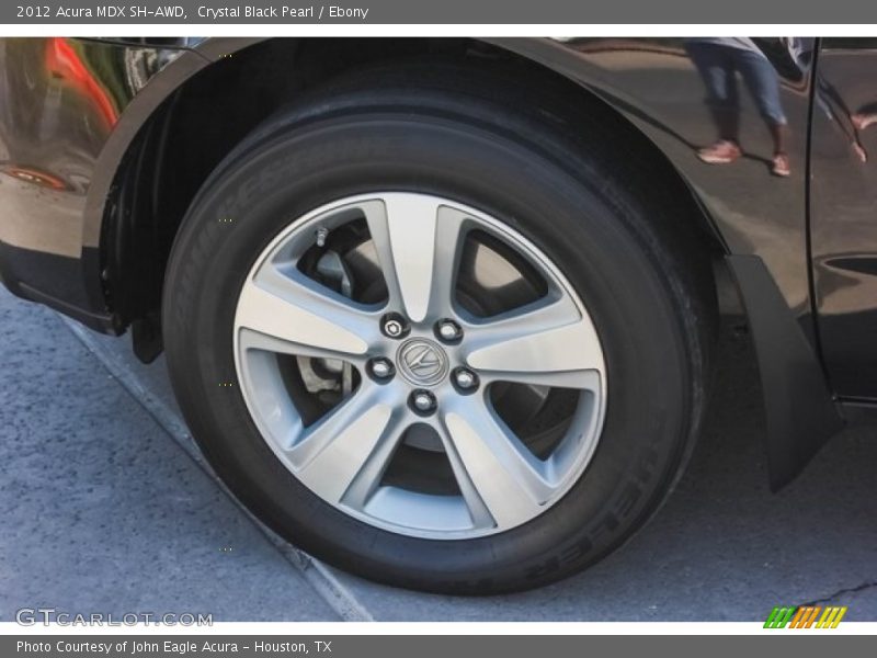 Crystal Black Pearl / Ebony 2012 Acura MDX SH-AWD