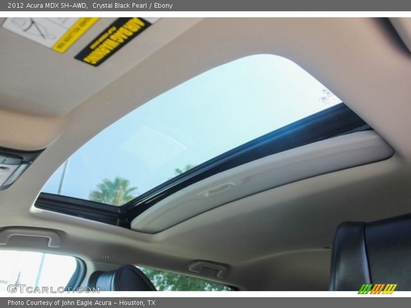 Crystal Black Pearl / Ebony 2012 Acura MDX SH-AWD
