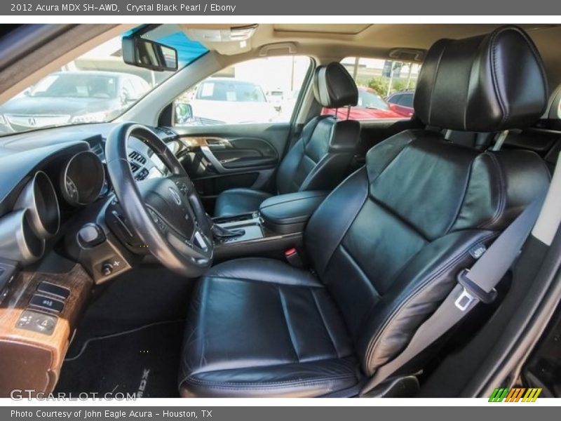 Crystal Black Pearl / Ebony 2012 Acura MDX SH-AWD