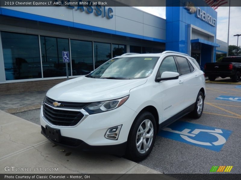 Summit White / Jet Black 2019 Chevrolet Equinox LT AWD