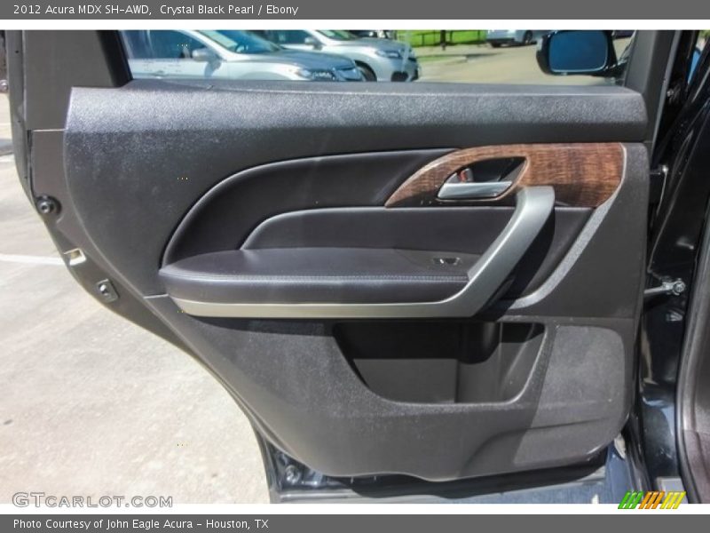Crystal Black Pearl / Ebony 2012 Acura MDX SH-AWD