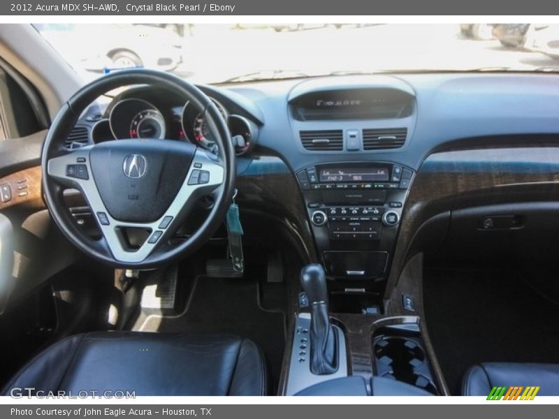 Crystal Black Pearl / Ebony 2012 Acura MDX SH-AWD