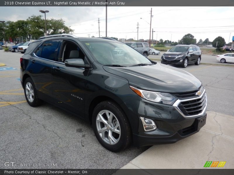 Nightfall Gray Metallic / Medium Ash Gray 2018 Chevrolet Equinox LT