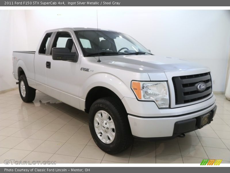 Ingot Silver Metallic / Steel Gray 2011 Ford F150 STX SuperCab 4x4