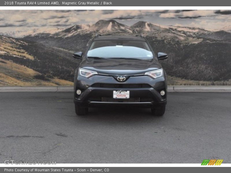 Magnetic Gray Metallic / Black 2018 Toyota RAV4 Limited AWD
