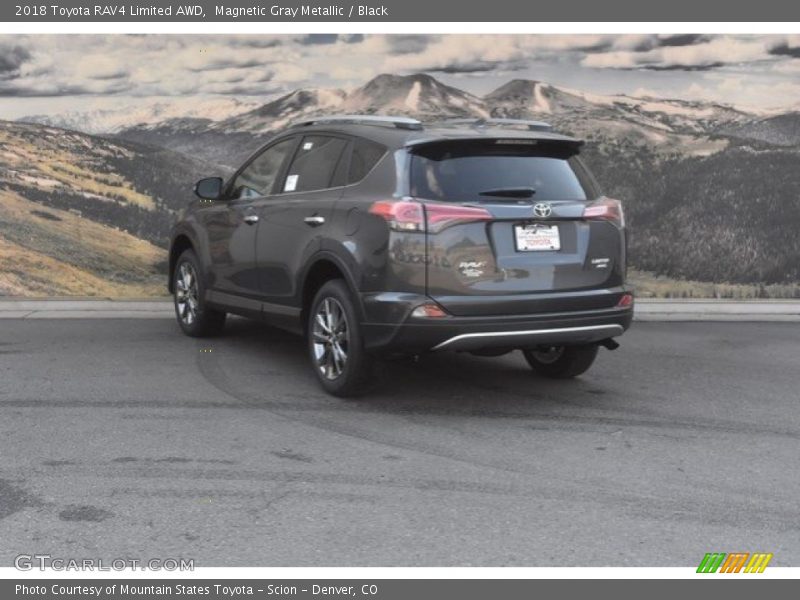 Magnetic Gray Metallic / Black 2018 Toyota RAV4 Limited AWD