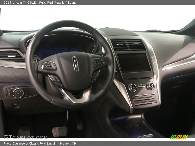 Ruby Red Metallic / Ebony 2015 Lincoln MKC FWD