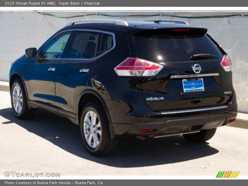 Super Black / Charcoal 2015 Nissan Rogue SV AWD