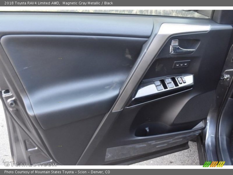 Magnetic Gray Metallic / Black 2018 Toyota RAV4 Limited AWD