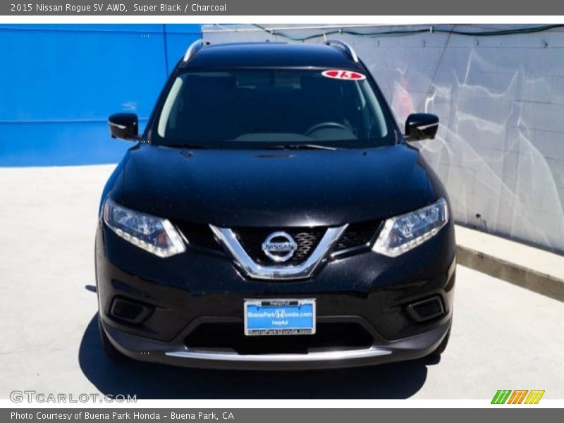 Super Black / Charcoal 2015 Nissan Rogue SV AWD