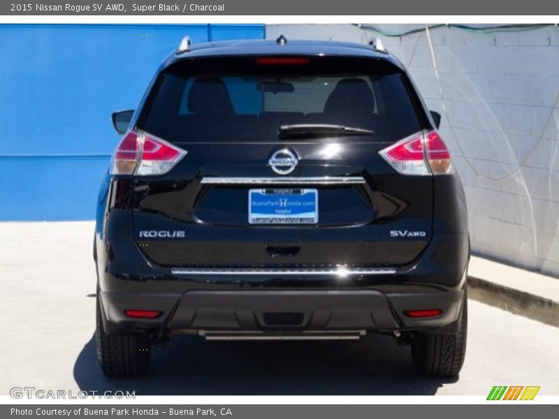 Super Black / Charcoal 2015 Nissan Rogue SV AWD
