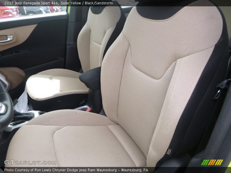 Solar Yellow / Black/Sandstorm 2017 Jeep Renegade Sport 4x4