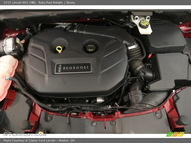 Ruby Red Metallic / Ebony 2015 Lincoln MKC FWD