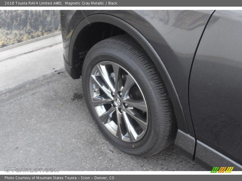 Magnetic Gray Metallic / Black 2018 Toyota RAV4 Limited AWD