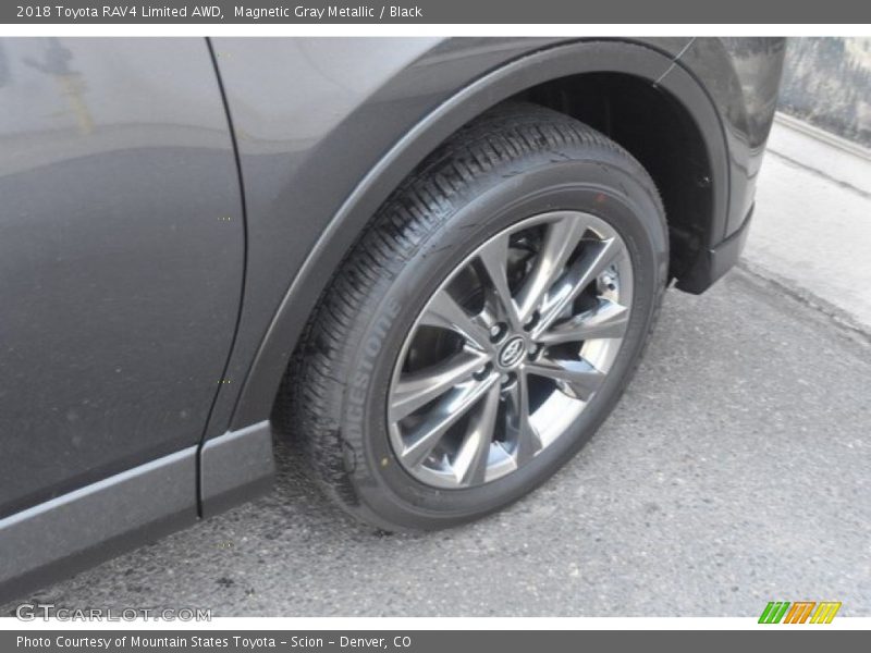Magnetic Gray Metallic / Black 2018 Toyota RAV4 Limited AWD