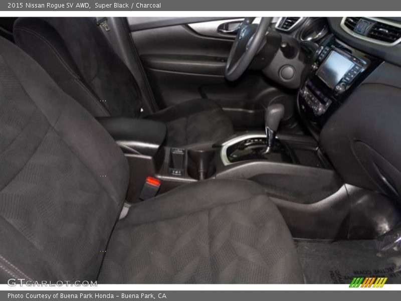 Super Black / Charcoal 2015 Nissan Rogue SV AWD