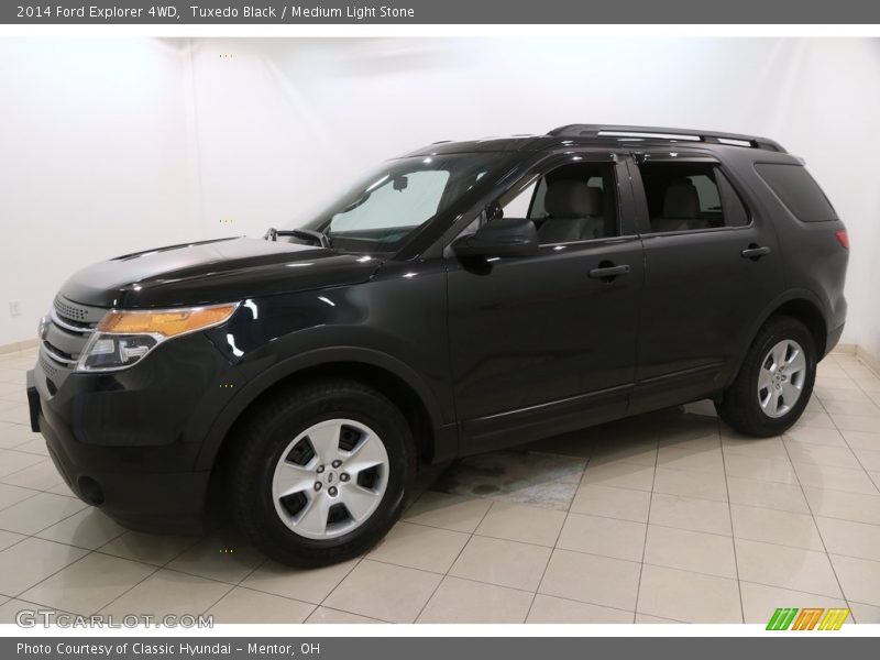 Tuxedo Black / Medium Light Stone 2014 Ford Explorer 4WD