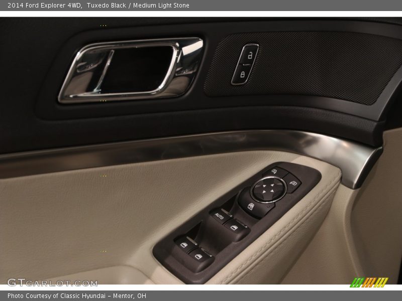 Tuxedo Black / Medium Light Stone 2014 Ford Explorer 4WD