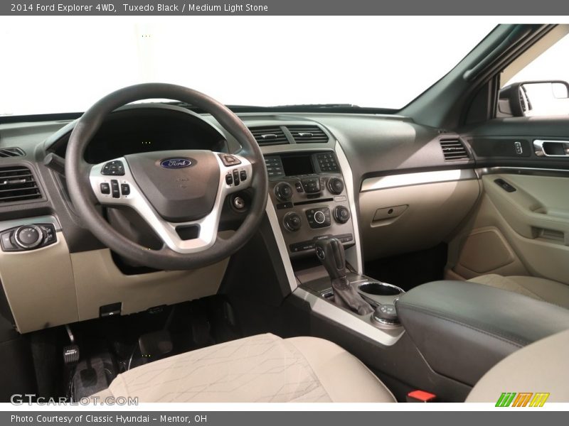 Tuxedo Black / Medium Light Stone 2014 Ford Explorer 4WD