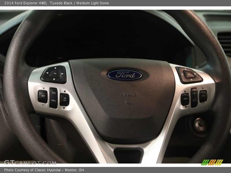 Tuxedo Black / Medium Light Stone 2014 Ford Explorer 4WD