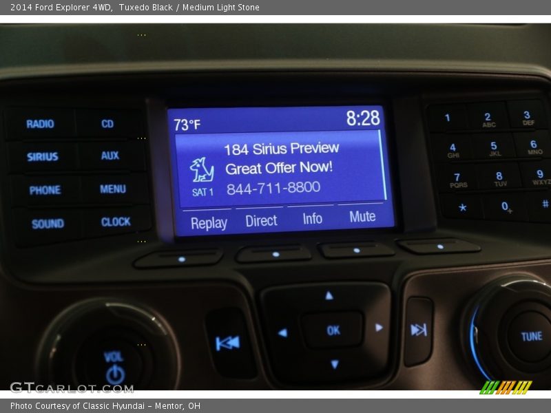 Tuxedo Black / Medium Light Stone 2014 Ford Explorer 4WD