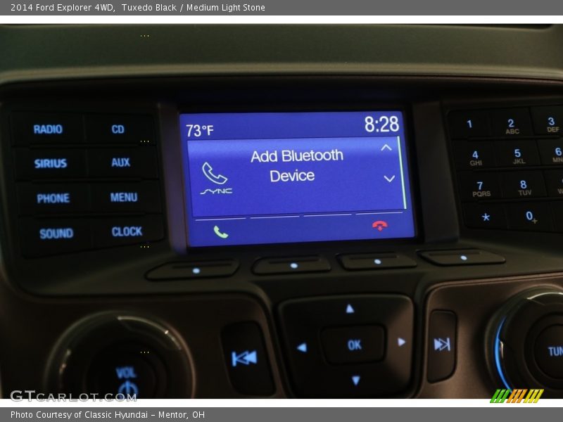 Tuxedo Black / Medium Light Stone 2014 Ford Explorer 4WD