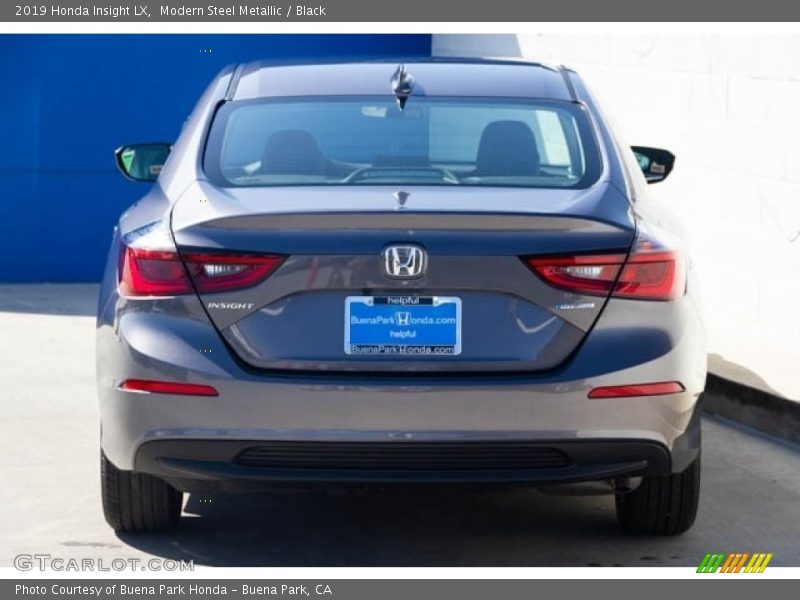 Modern Steel Metallic / Black 2019 Honda Insight LX