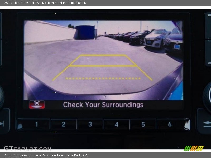 Modern Steel Metallic / Black 2019 Honda Insight LX