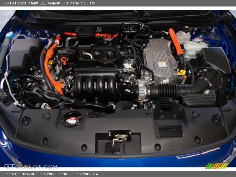 Aegean Blue Metallic / Black 2019 Honda Insight EX