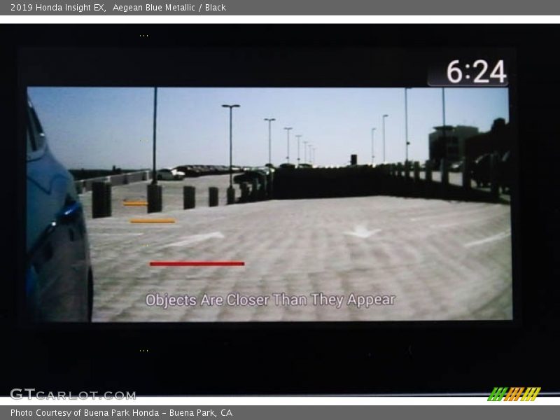 Aegean Blue Metallic / Black 2019 Honda Insight EX