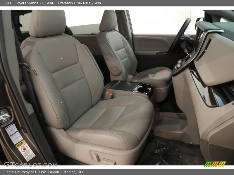 Predawn Gray Mica / Ash 2015 Toyota Sienna XLE AWD