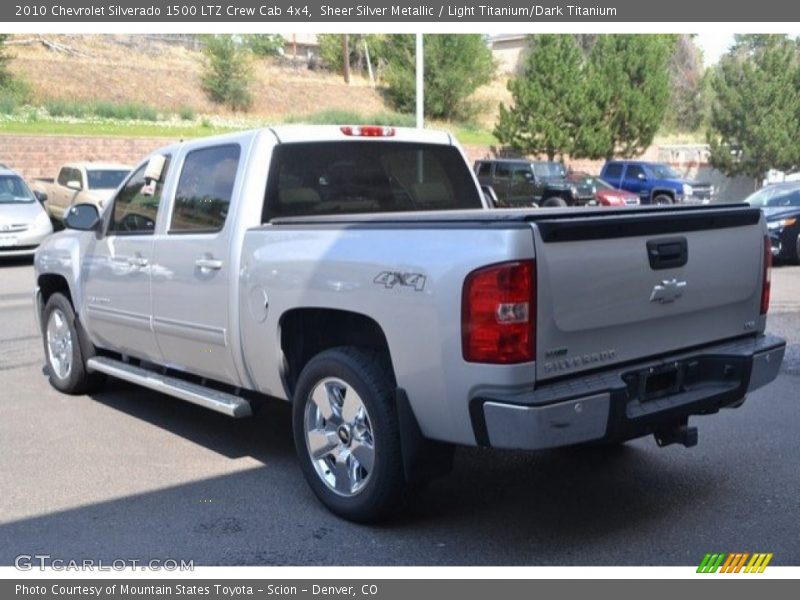 Sheer Silver Metallic / Light Titanium/Dark Titanium 2010 Chevrolet Silverado 1500 LTZ Crew Cab 4x4